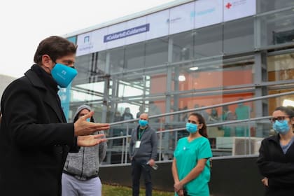 El Gobernador Axel Kicillof presentó en Tecnópolis el programa “Acompañar”, destinado a la asistencia de pacientes leves de COVID-19.