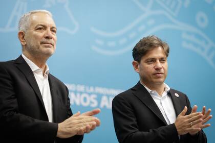 El gobernador Axel Kicillof se mostró con el ministro de Justicia y Derechos Humanos Julio Alak