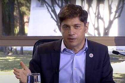 El gobernador bonaerense, Axel Kicillof