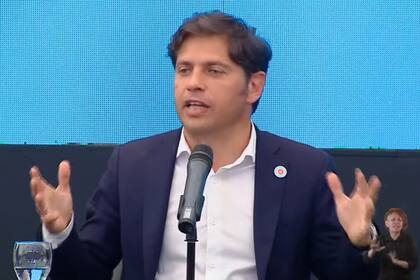 El gobernador bonaerense, Axel Kicillof.