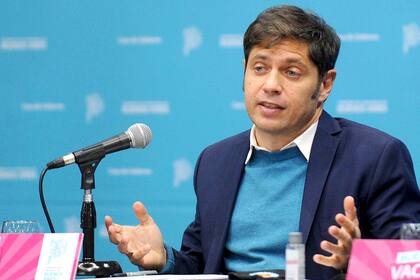 El gobernador bonaerense, Axel Kicillof
