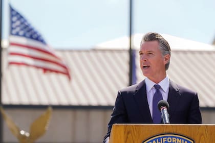 El gobernador de California, Gavin Newsom