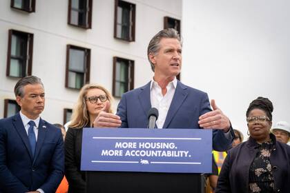 El gobernador de California, Gavin Newsom
