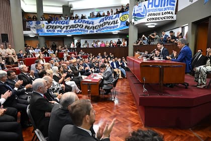El gobernador de Chubut, Ignacio Torres, dejó inaugurado hoy el 52° período de sesiones ordinarias en la Legislatura unicameral de este distrito