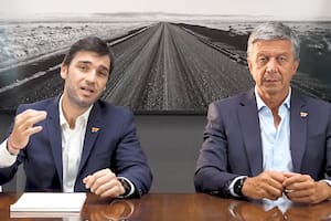 El gobernador de Chubut, Ignacio Torres, y su vice Gustavo Menna
