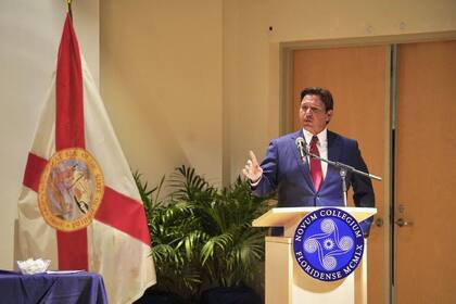 El gobernador de Florida, Ron DeSantis