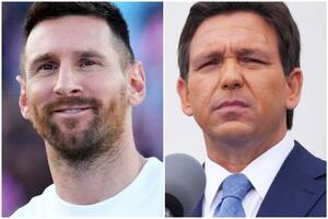 El gobernador de Florida, Ron DeSantis, se tomó una fotografía junto al futbolista, Lionel Messi; la imagen causó rechazo entre los seguidores de Inter Miami