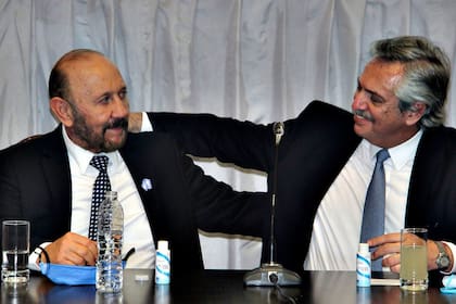 El gobernador de Formosa, Gildo Infrán, y el presidente Alberto Fernández