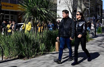 El gobernador de la provincia de Buenos Aires, Axel Kicillof, y su esposa, Soledad Quereilhac