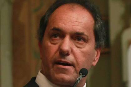 El gobernador de la provincia de Buenos Aires, Daniel Scioli