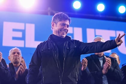 El gobernador de la provincia de Buenos Aires, Axel Kicillof, tras la elección bonaerense