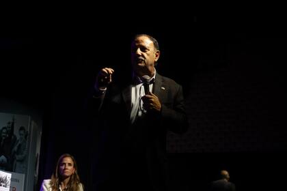 El gobernador de La Rioja, Ricardo Quintela, durante su frustrada campaña interna en el PJ