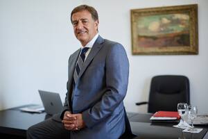 El gobernador de Mendoza, Rodolfo Suárez