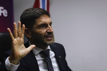 El Gobernador de Santa Fe, Maximiliano Pullaro