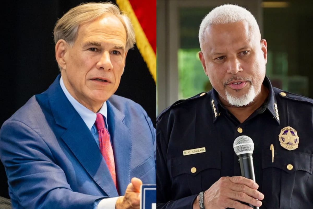 Rebelião no Texas. Greg Abbott mira no chefe de polícia de Dallas para segurança da cidade Rebelião no Texas. Greg Abbott mira no chefe de polícia de Dallas para segurança da cidade
