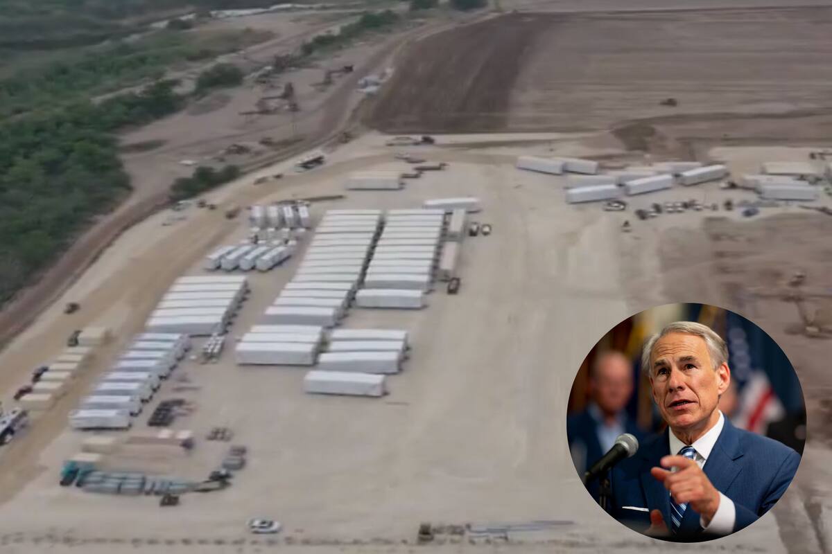 Greg Abbott redobla la apuesta contra los migrantes: así es la inmensa base militar en construcción - LA NACION