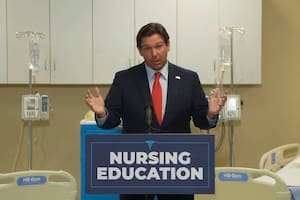 Noticias de Florida: Ron DeSantis anunció US$20 millones para educar más enfermeras