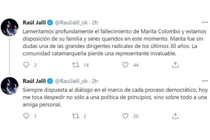 El gobernador dio la noticia a través de su cuenta de Twitter