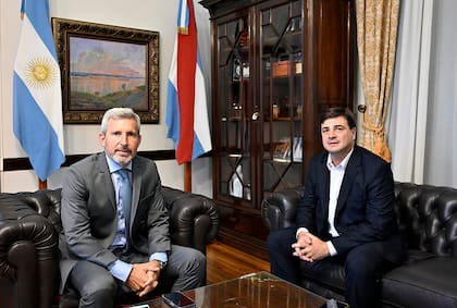 El gobernador entrerriano Rogelio Frigerio y el diputado Francisco Morchio, que le responde y pasó a LLA