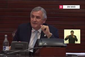 El gobernador Gerardo Morales