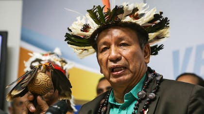 El gobernador indígena del estado Amazonas, Liborio Guarulla