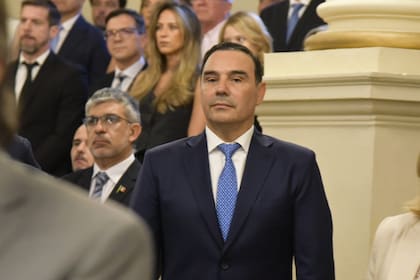 El gobernador saliente, Gustavo Valdés