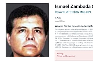 El gobierno de Estados Unidos ofrecía una recompensa de 15 millones de dólares por información sobre "El Mayo Zambada"