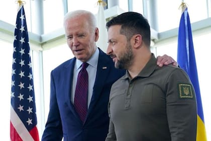 El gobierno de Joe Biden fue uno de los principales soportes del presidente ucraniano Volodimir Zelensky