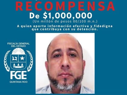El gobierno de Quintana Roo ofreció una recompensa de poco más de 50 mil dólares por información sobre el paradero de Héctor Flores Aceves