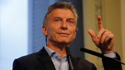 El presidente de la Nación, Mauricio Macri