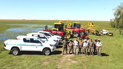 El Gobierno entregó los equipos para el mantenimiento del futuro Parque Nacional Iberá