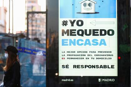 Como ocurre en Argentina, en el país ibérico también se promueve la necesidad de quedarse en el hogar para evitar la expansión de la pandemia