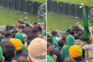 El Gobierno le prohibió el ingreso a las canchas a los hinchas de Aldosivi que se pelearon en pleno partido