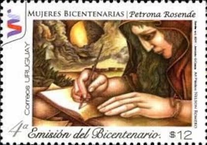 El gobierno uruguayo reconoció la labor de la autora, nacida en Uruguay y nacionalizada argentina, con un sello postal
