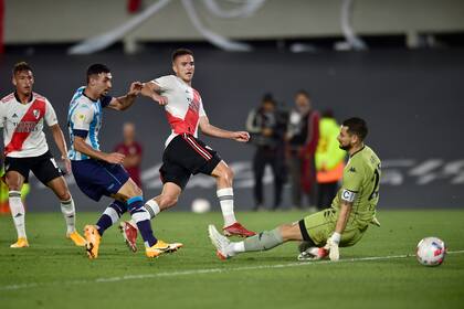 El gol de Agustin Palavecino a Racing, el 1-0 de River el día de la consagración en el Torneo 2021