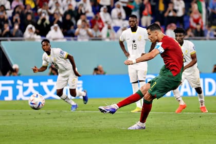 El gol de Cristiano Ronaldo ante Ghana en el reciente Mundial de Qatar 2022