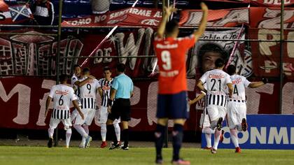 El gol de la apertura del marcador de Libertad de Paraguay
