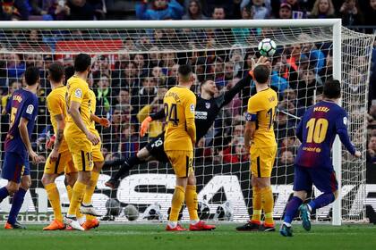 El gol No. 600 de Lionel Messi