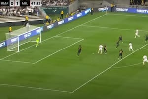 El golazo de Luka Romero para Milan que sorprendió a Real Madrid en un amistoso