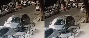 Habló el hombre al que se le cayó un vidrio en la cabeza mientras tomaba un café en Palermo