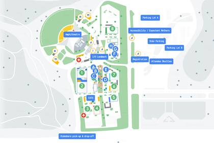 El Google IO 2019 se realiza en Mountain View, California, donde la compañía tiene su sede. Y así se ven las diferentes ubicaciones que tendrá el evento de desarrolladores
