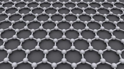 El grafeno es un material hecho de una única capa de átomos de carbono, que forman una malla de estructura hexagonal