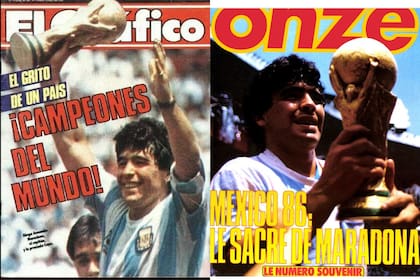 El Gráfico, un clásico argentino, y Onze, revista francesa