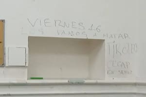 Aparecieron amenazas de un tiroteo en el Pellegrini