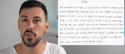 El grafólogo ejemplificó y explicó qué significa cuando predomina la minúscula (Foto: Captura TikTok @grafoencasa)