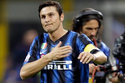 Javier Zanetti, multicampeón con Inter entre 2006 y 2010.