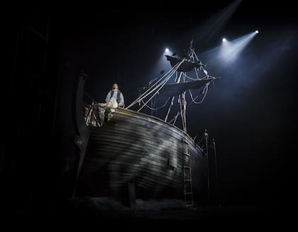 El gran despliegue escenográfico es u no de los puntales de esta gran producción que se presenta en el Teatro San Martín