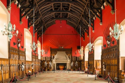 El Great Hall del Castillo de Edinburgo, Escocia