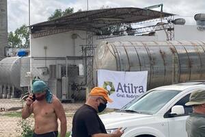 El gremio de Atilra bloqueó la entrada a la fábrica Lácteos Mayol en Gobernador Udaondo