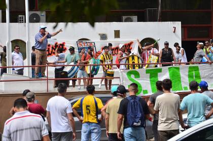 El gremio STIA realizó movilizaciones en los últimos días